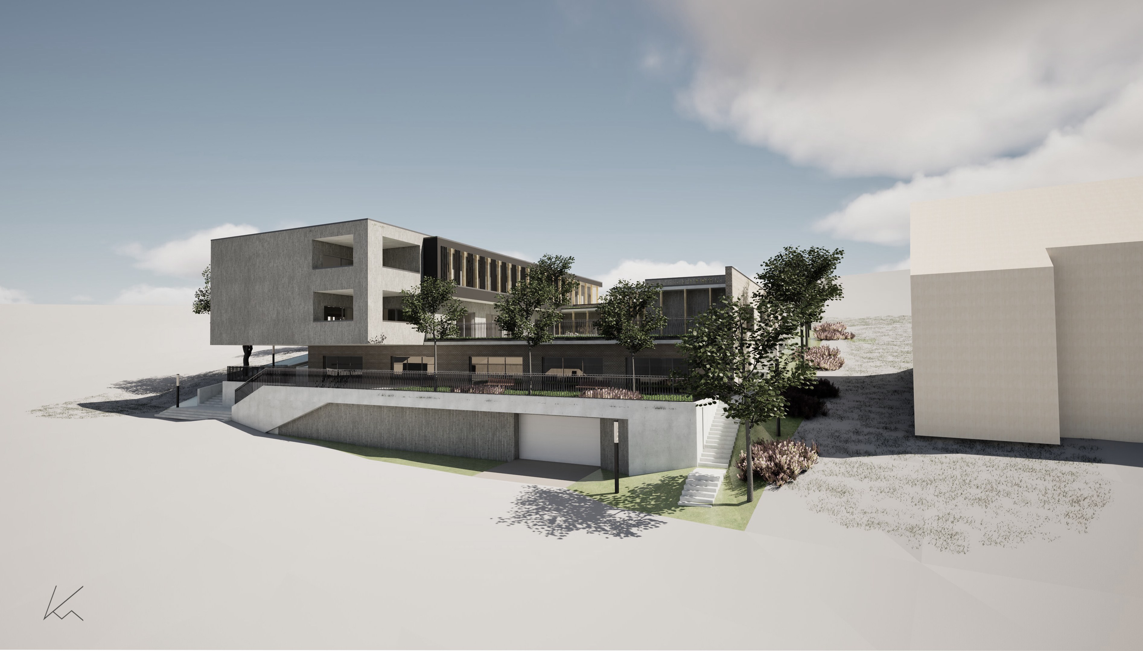Projekt ETW Retreat Center BÜ Ansicht 25